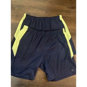 Zelos Air Rush Mens 3XLT Navy Blue Green Athletic Shorts Lot of 2 Big & Tall lot